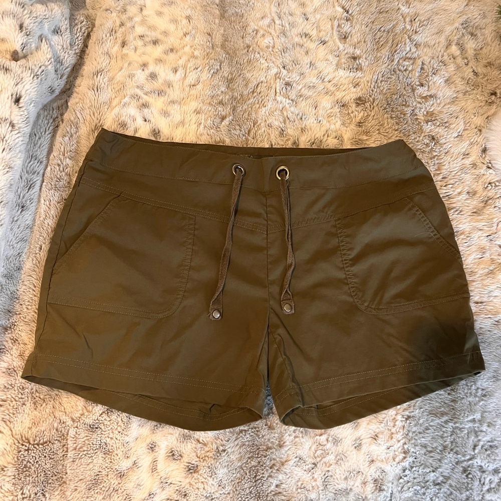 Prana Dark Olive Women's Cargo Shorts